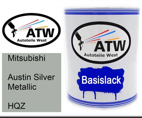 Mitsubishi, Austin Silver Metallic, HQZ: 1L Lackdose, von ATW Autoteile West.